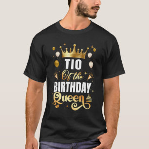 Födelsedagens drottning Funny Matching Birthday T Shirt