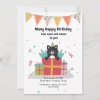 Födelsedagens Kitten Greeting Card från Vet