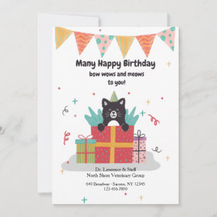 Födelsedagens Kitten Greeting Card från Vet