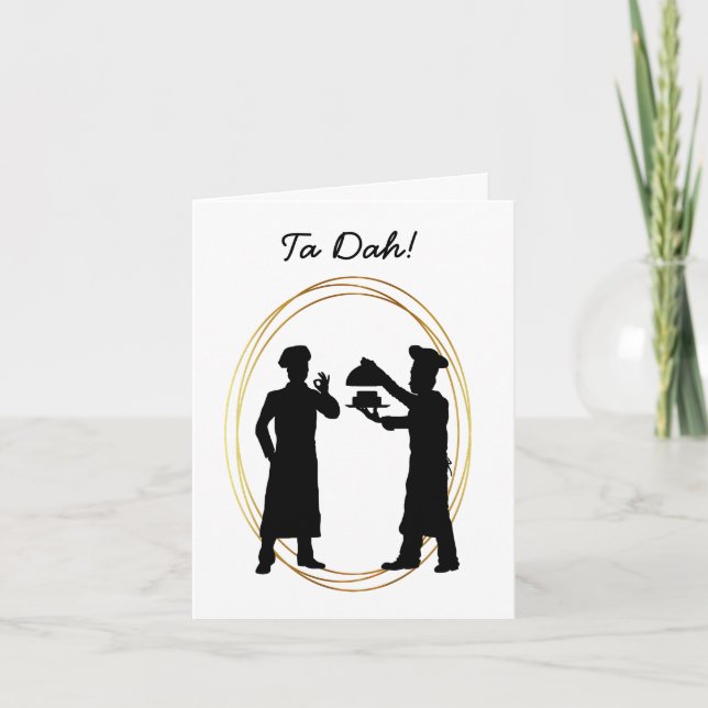 Födelsedagens kummel- och bakerdagskort kort (Framsida)