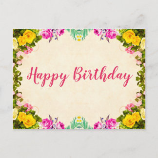 Födelsedagens Önskemål vykort