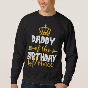 Födelsedagens prins Bday Idea för pojken Lång Ärmad Tröja