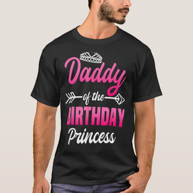 Födelsedagens prinsessa Party Bday Celebrat T Shirt (Framsida)