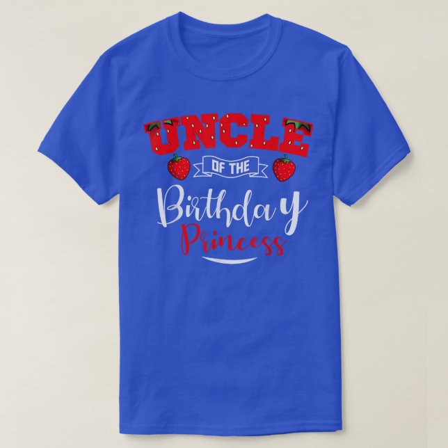 Födelsedagens prinsessa Strawberry Theme Bd T Shirt (Design framsida)