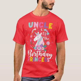 Födelsedagens prinsessa Unicorn Birthday Pa T Shirt