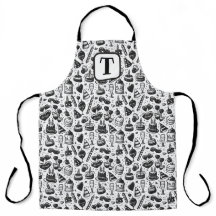 Födelsedagerdoodle svart och vit mönster 4