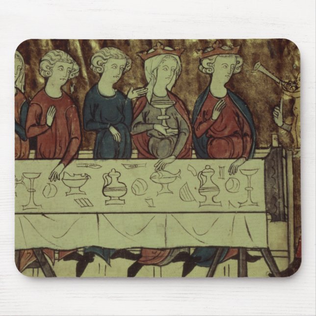 Födelsedagfestmåltiden av Nubien, kung av Armenien Musmatta (Framsidan)