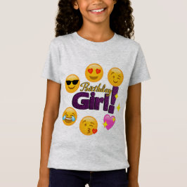 Födelsedagflicka (emojis) tee