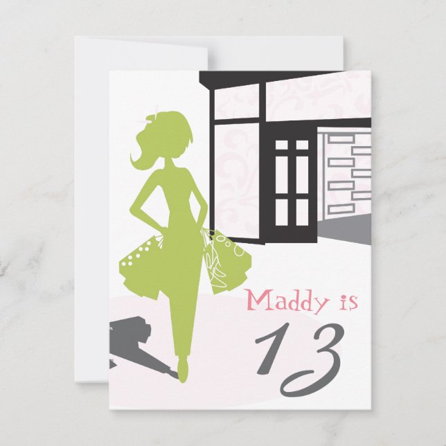 Födelsedaginbjudan - party på mallen inbjudningar (Framsida)