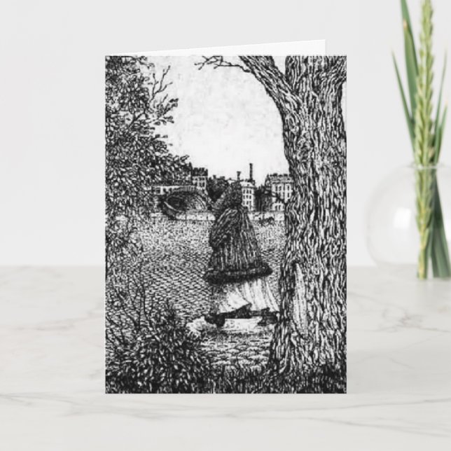 Födelsedagkort - anonymt ansikte kort (Framsida)