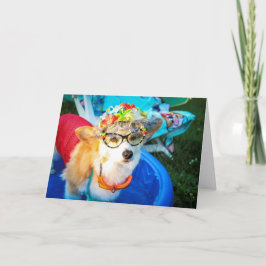 Födelsedagkort för moster Gussy Kort