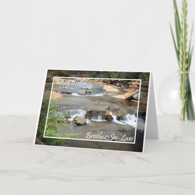 Födelsedagkort för svåger kort (Framsida)