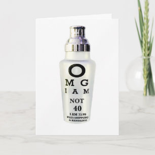 födelsedagkort för th 40 kort