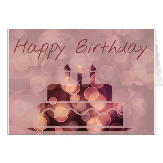 Födelsedagkort Hälsningskort (Framsidan Horizontal)