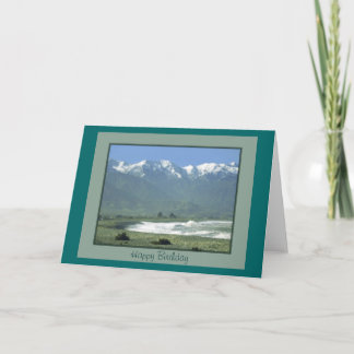 Födelsedagkort - Kaikoura Oceanside som är Kort