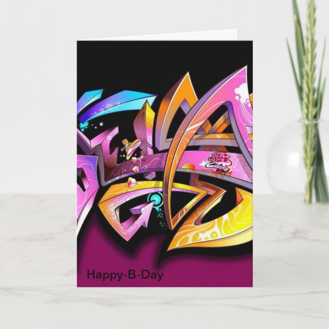 födelsedagkort kort (Framsida)