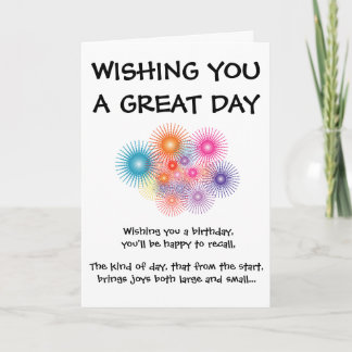 FÖDELSEDAGKORT KORT