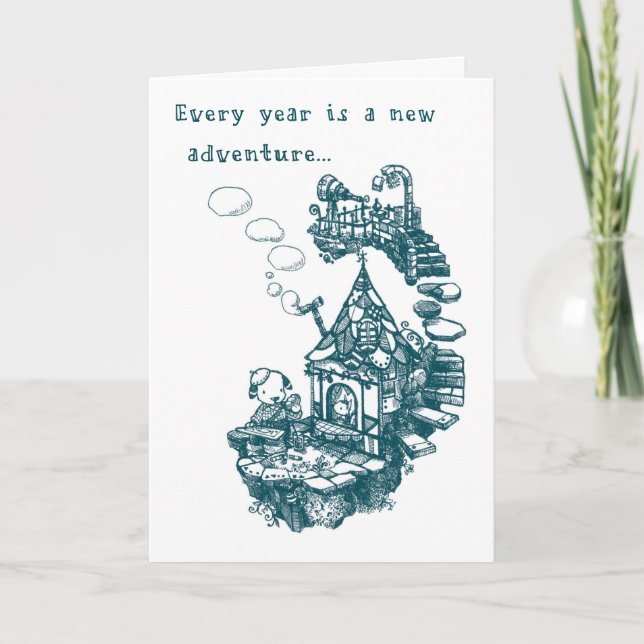 Födelsedagkort - lunch Time Kort (Framsida)