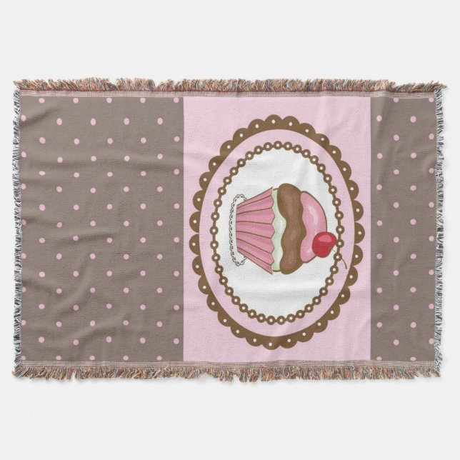 Födelsedagkort med muffin mysfilt (Framsidan)