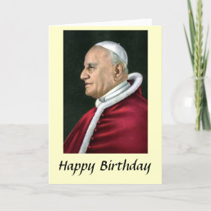 Födelsedagkort - Pope John XXIII Kort