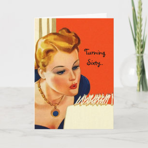 Födelsedagkort roliga roterande 60 är det inte så kort