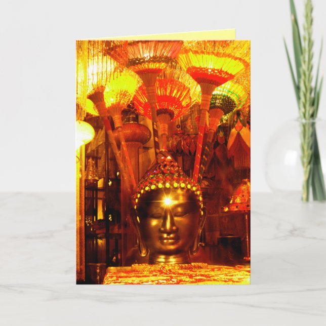 Födelsedagkort | som shoppar för Buddha | Ubud Kort (Framsida)