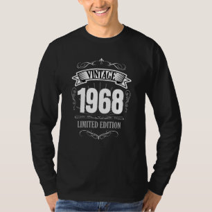 Födelsedagmanar för vintage 1968 roliga 50th tröja