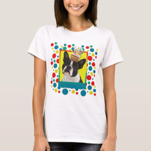 Födelsedagmuffin - Boston Terrier T-shirt