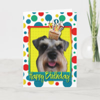 Födelsedagmuffin - Schnauzer