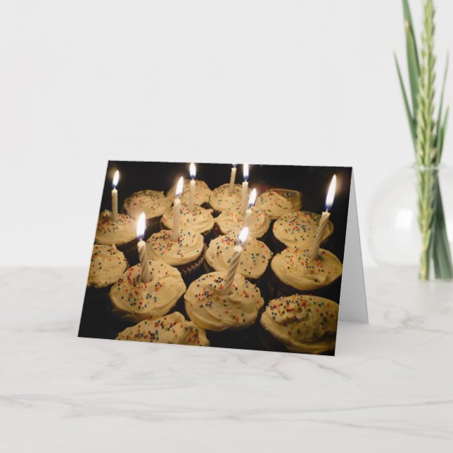 Födelsedagönskemål Kort (Framsida)