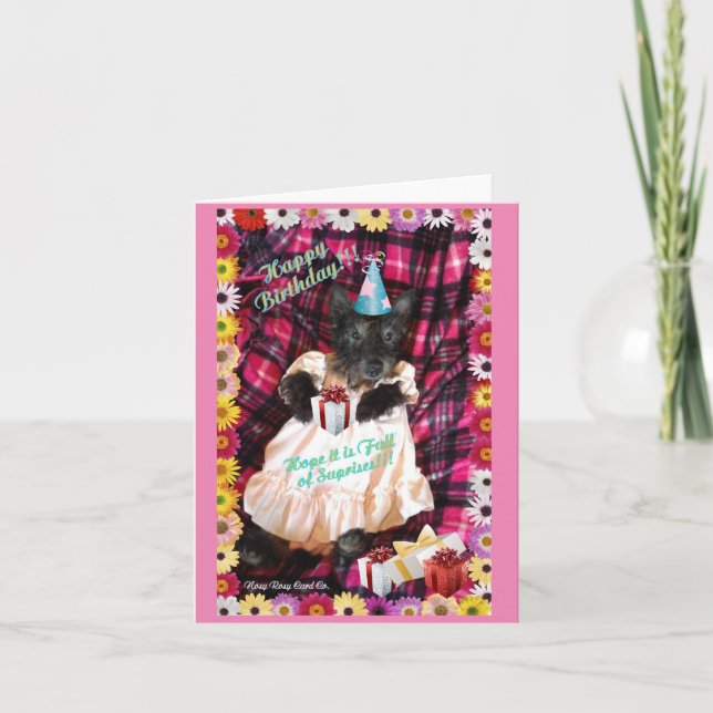 Födelsedagöverrrakningkort Kort (Framsida)