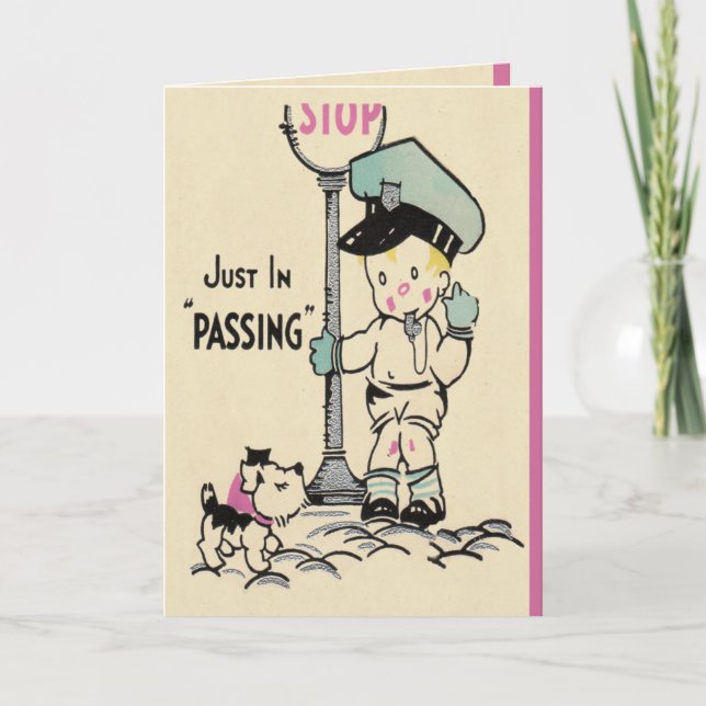 Födelsedagpoliskort Kort (Framsida)