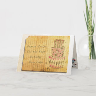 Födelsedagromtårta Kort