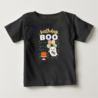 Födelsedags BOO Spöke Halloween T-Shirt