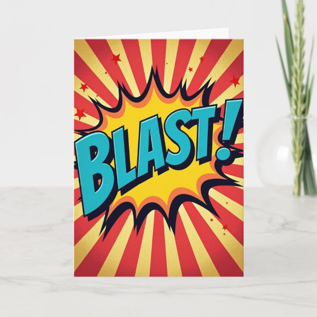 Födelsedags Burst-kort Kort (Framsida)