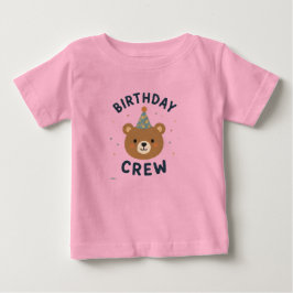 Födelsedags Crew Björn Toddler T-Shirt