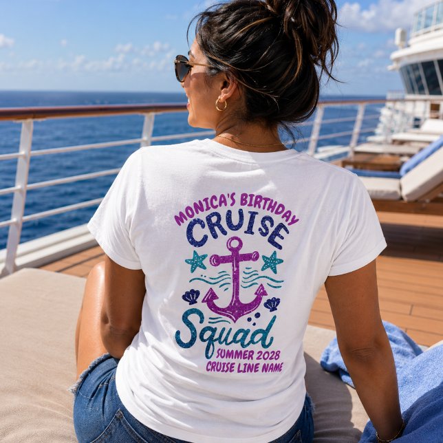Födelsedags Cruise Kompisgäng Event T Shirt (Skapare uppladdad)