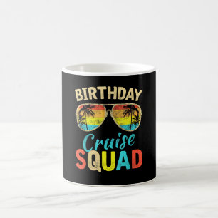 Födelsedags Cruise Squad Kaffemugg