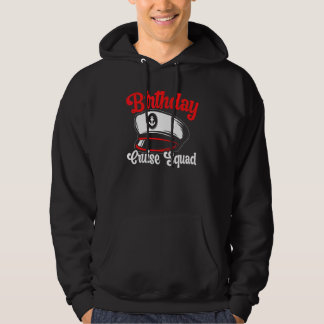 Födelsedags Cruise Squad Segling Båttur Familj Gru Hoodie