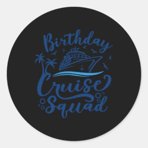 Födelsedags Cruisegänget Runt Klistermärke
