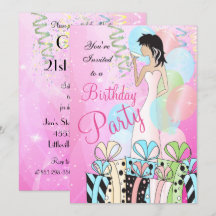 Födelsedags- eller Sängkantsfest Diva Prinsessa Tj