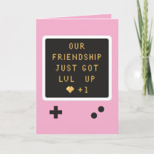 Födelsedags Gameboy Vänskapsnivå Upp 