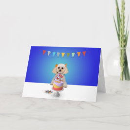 Födelsedags gratulationskort - Tomt insidan 5x7 Kort