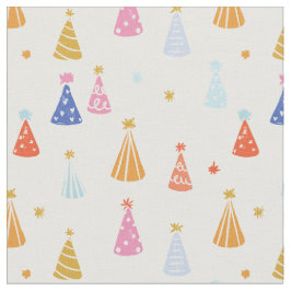 Födelsedags hatt flerfärgad regnbåge  tyg