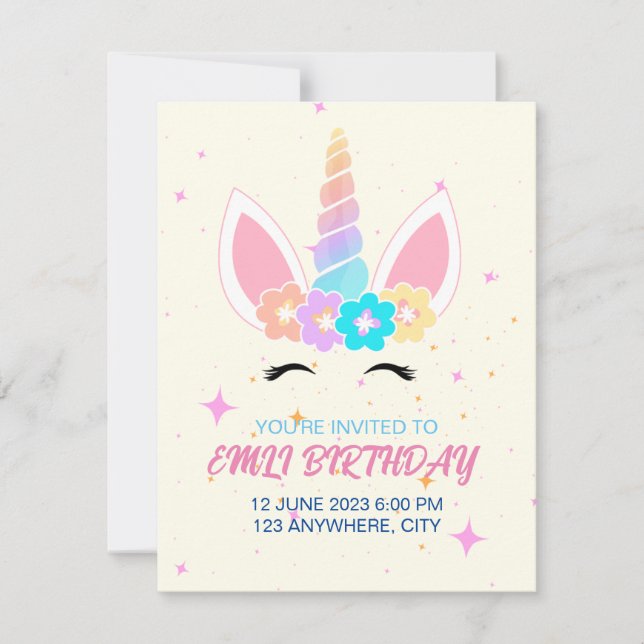 Födelsedags Kort (Framsida)