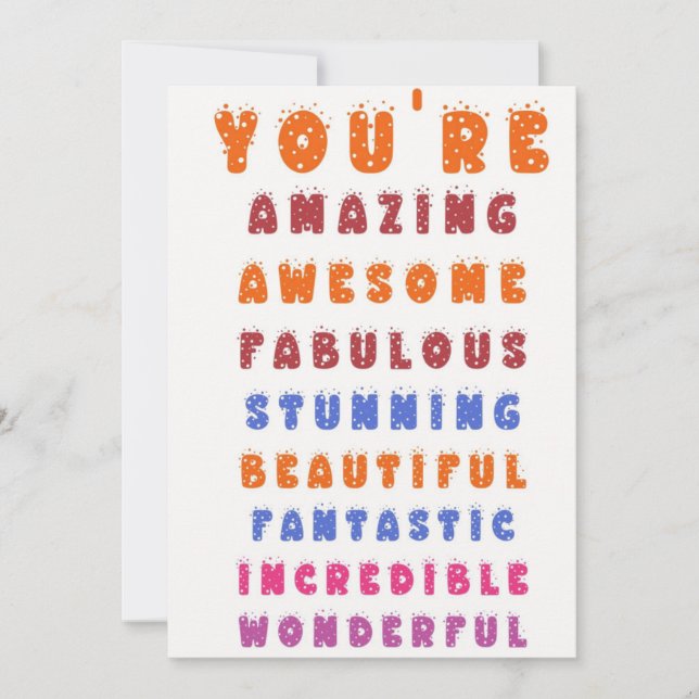 Födelsedags kort (Framsida)