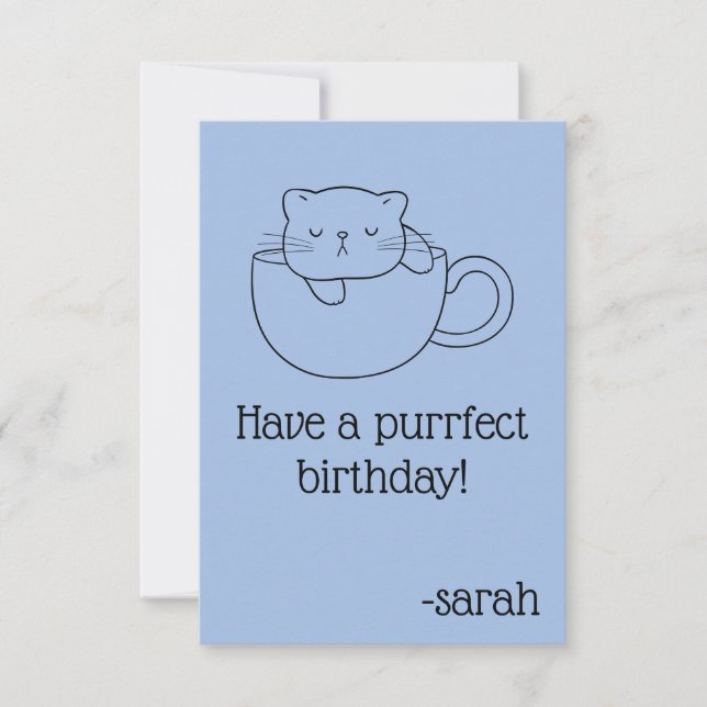 Födelsedags kort (Framsida)