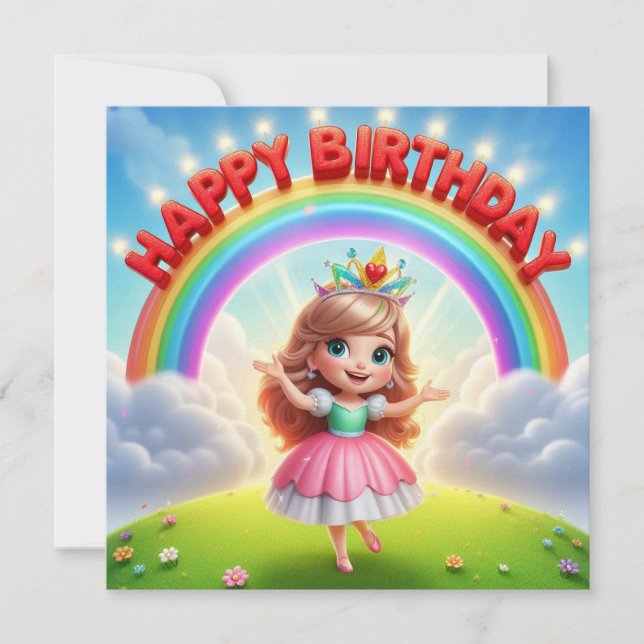 Födelsedags kort för barn (Framsida)