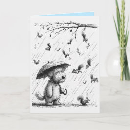 Födelsedags kort från hunden