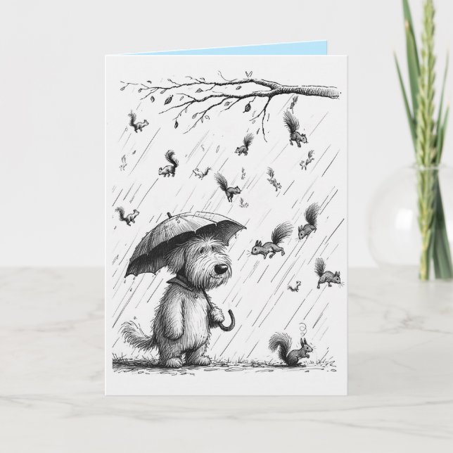 Födelsedags kort från hunden (Framsida)